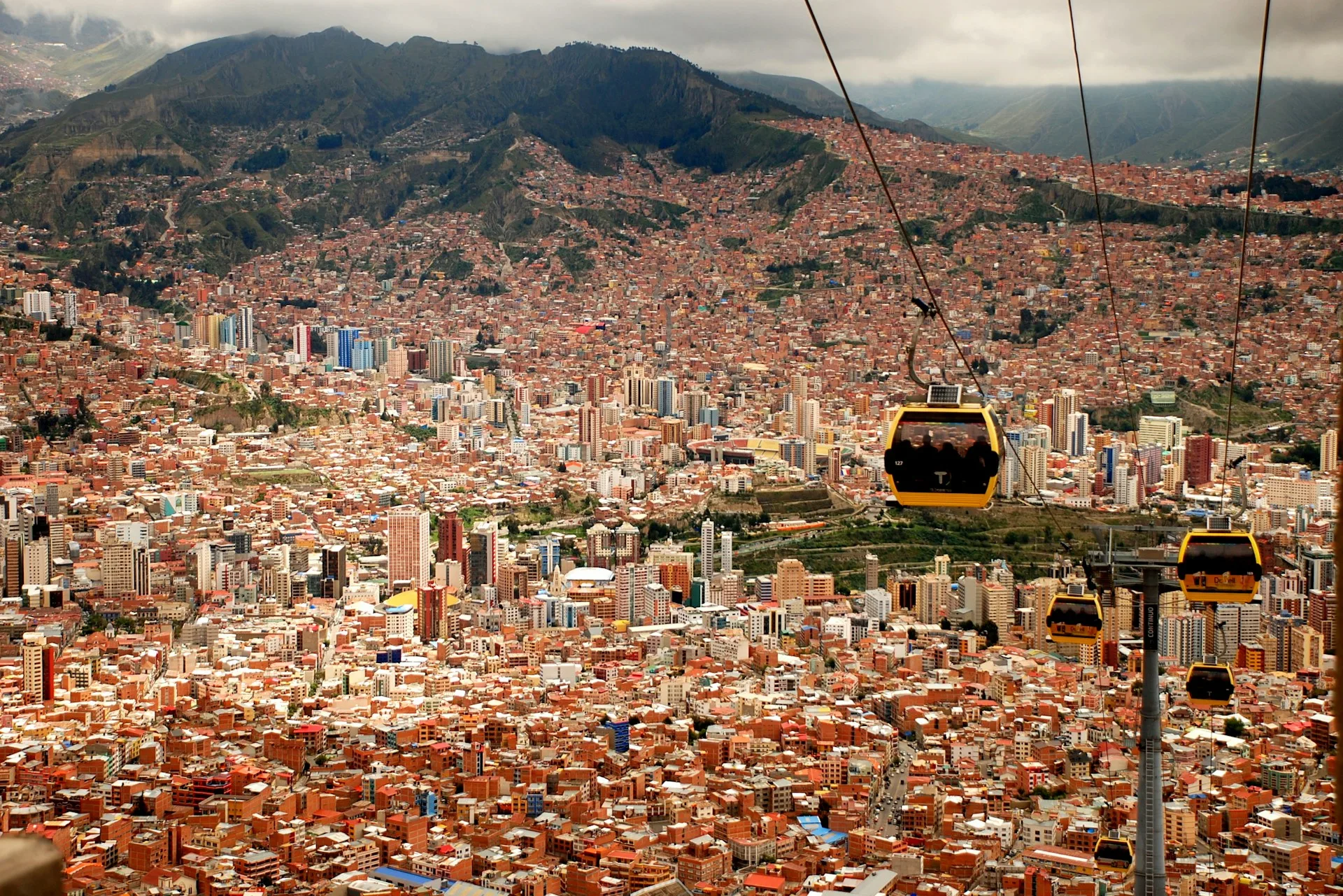 Mi Teleferico cable car and La Paz city views - Day 2 of Bolivia Family Tour