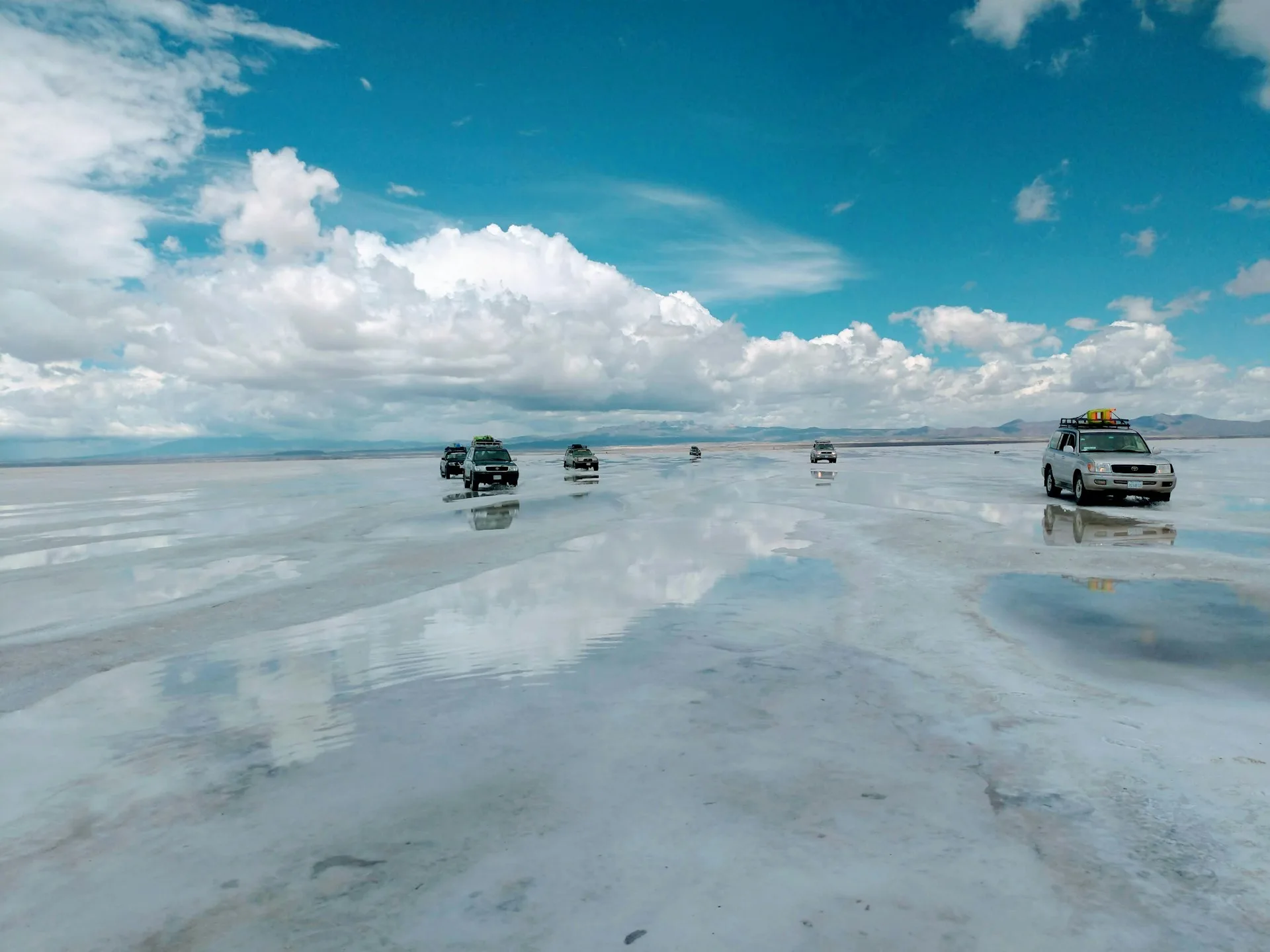 Uyuni Salt Flats perspective photography and sunset - Day 4 of Bolivia Family Tour