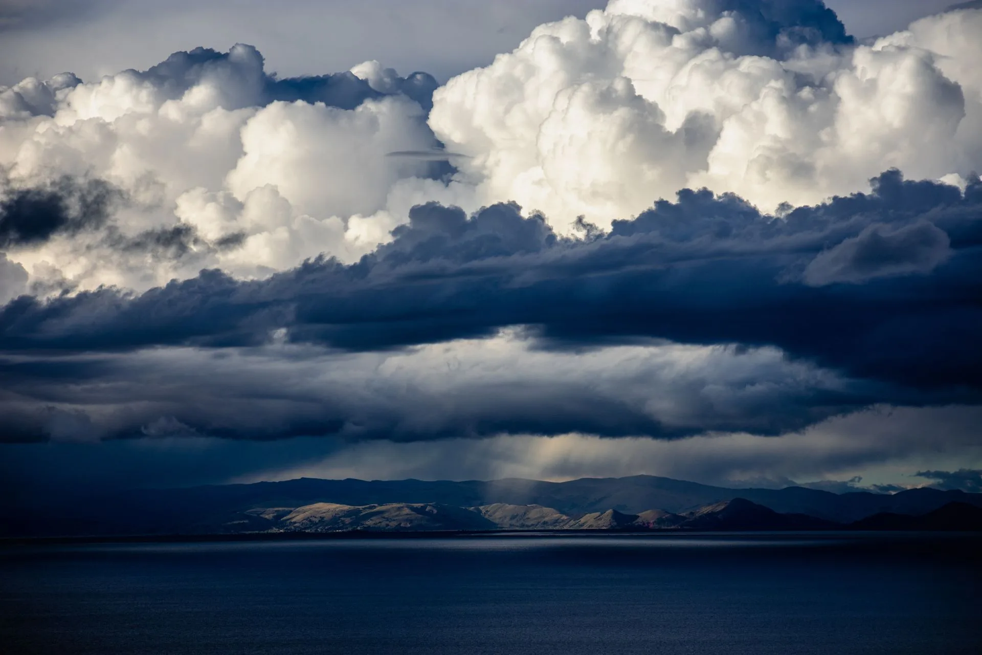 Lake Titicaca farewell views - Day 7 departure of Bolivia Family Tour
