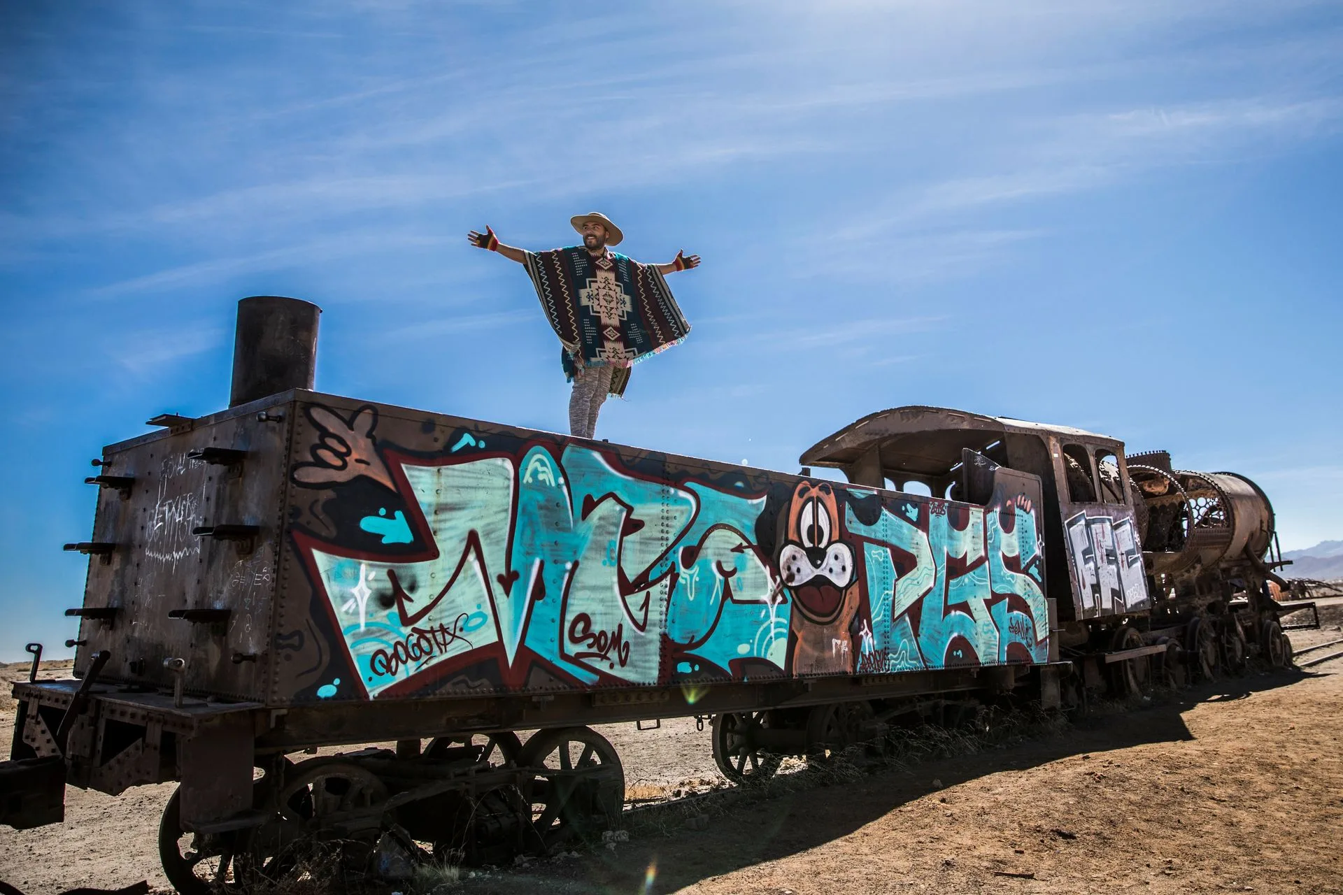 Train Cemetery at Sunset