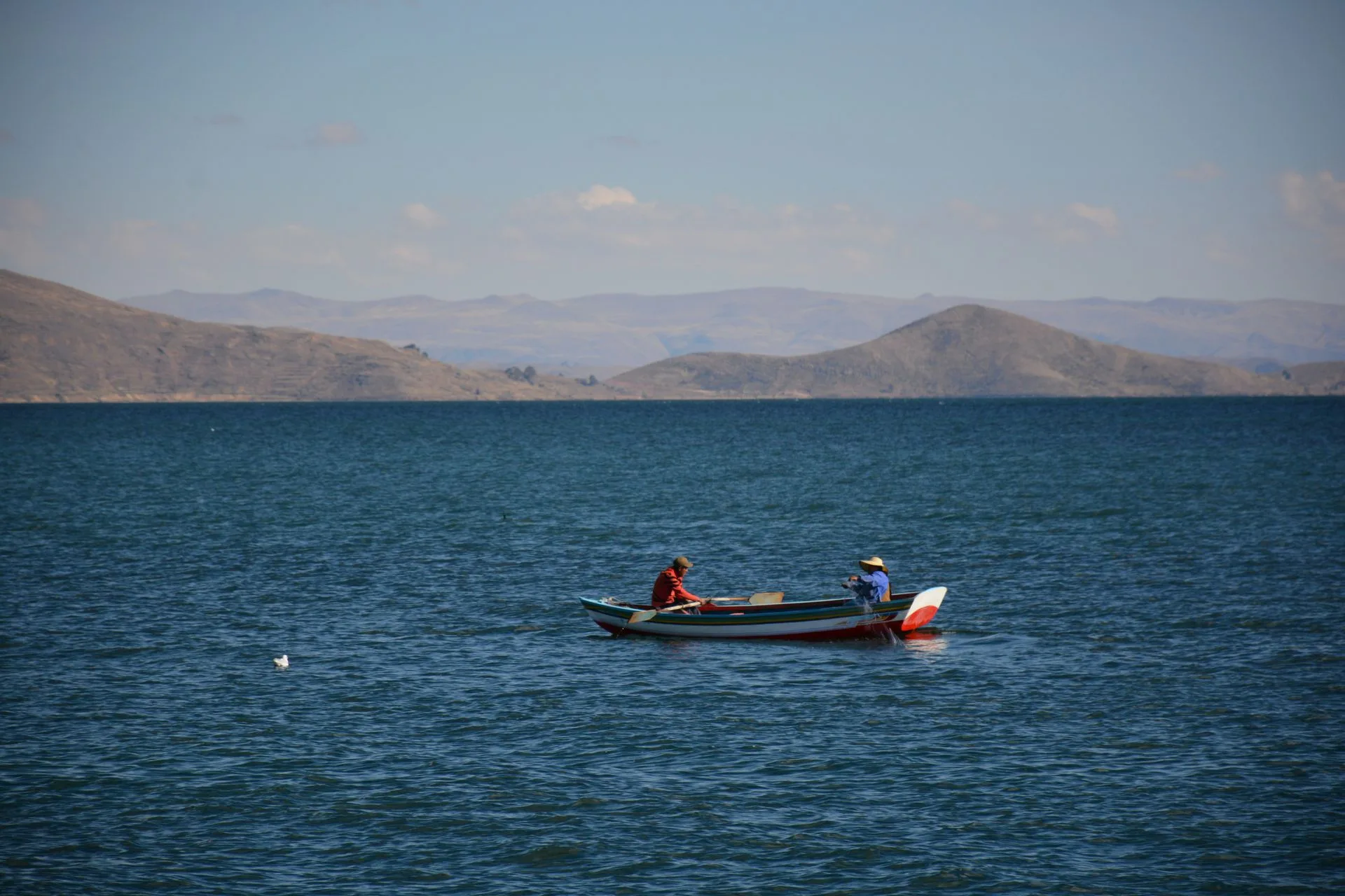 Lake Titicaca from Isla del Sol