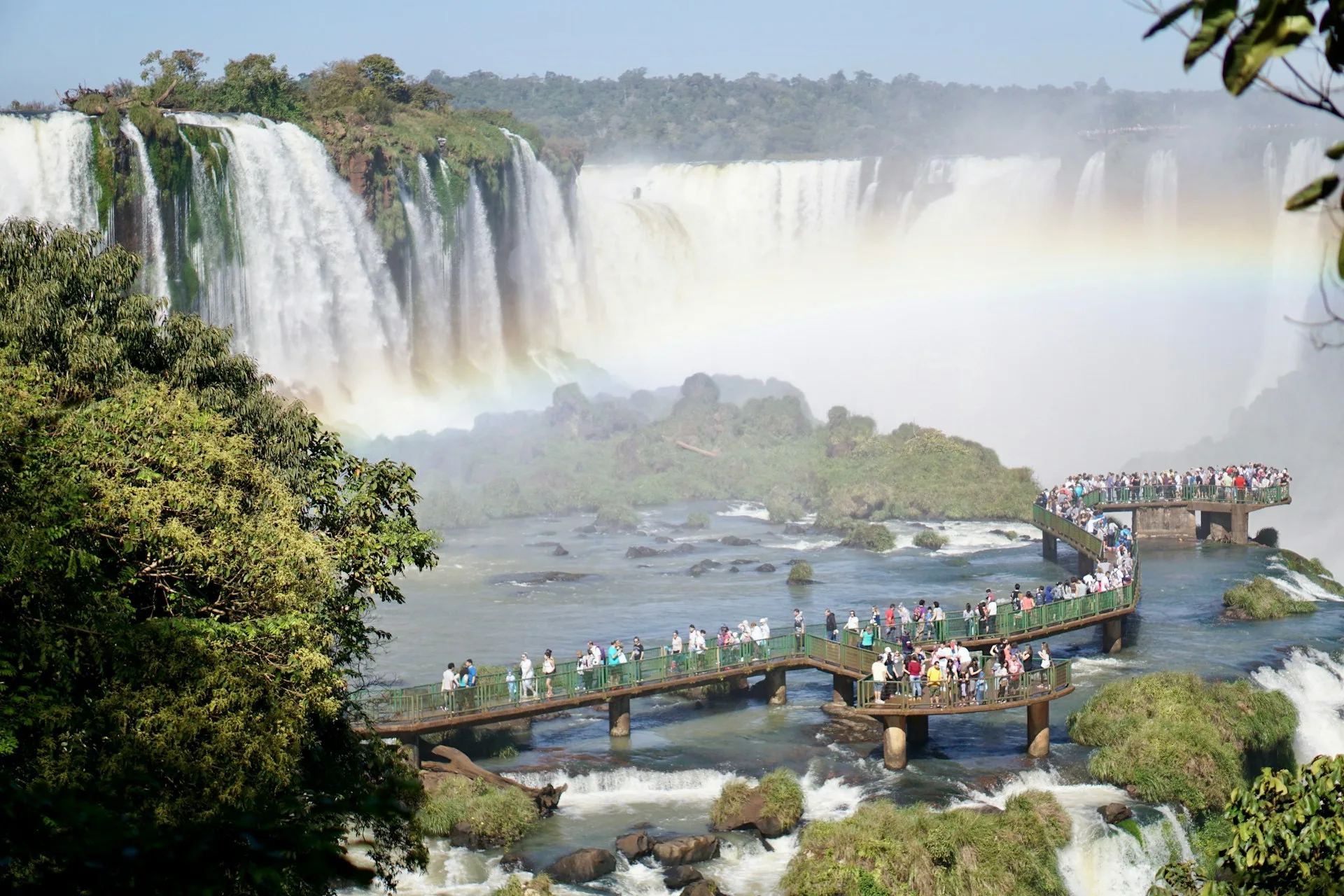 Iguazu Falls transfer on Day 4 of Brazil Family Tour