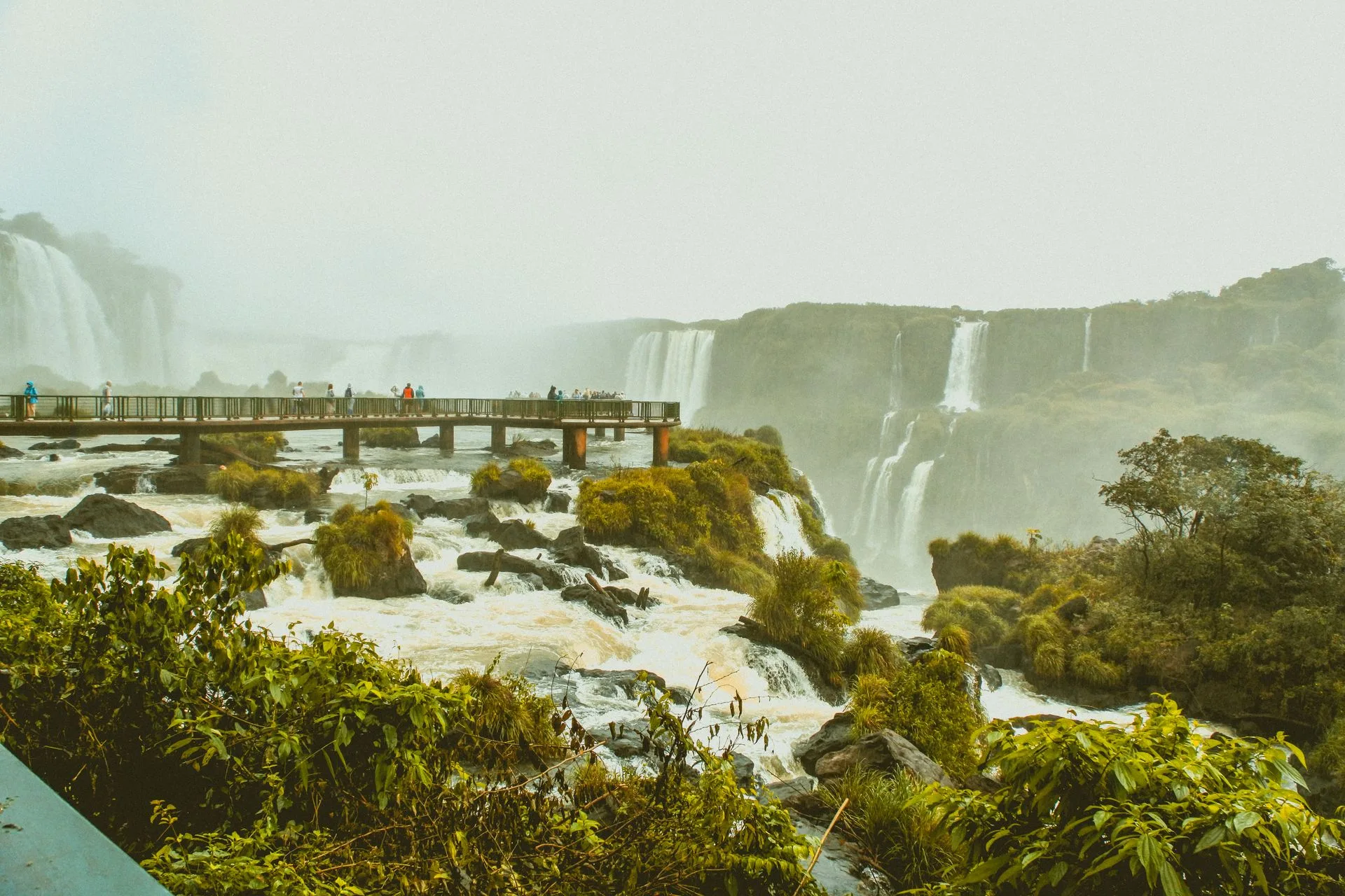 Iguazu Falls Brazilian side on Day 5 of Brazil Family Tour