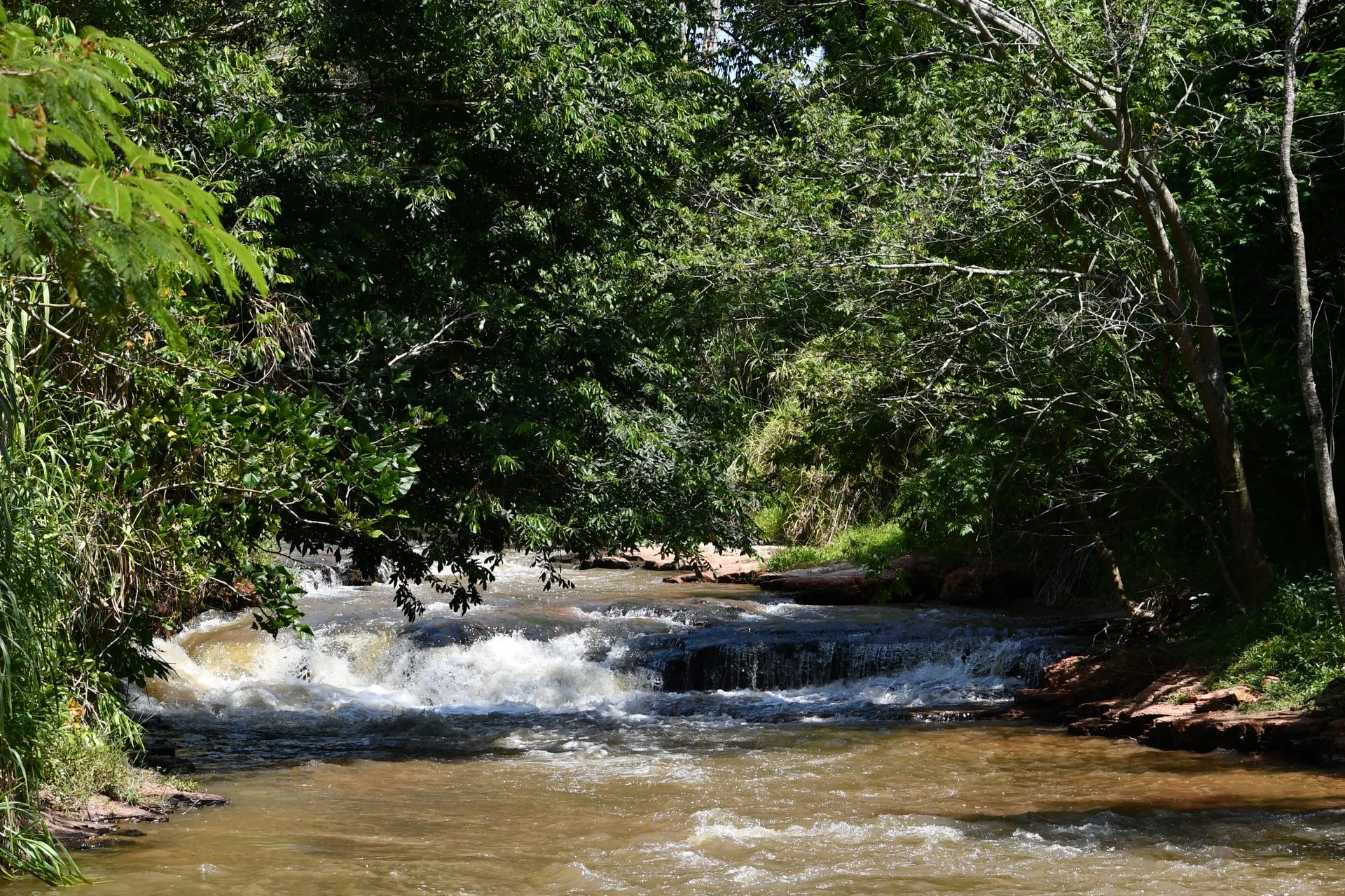 Ybycuí National Park waterfall and nature trails on Day 3 of Paraguay Family Tour