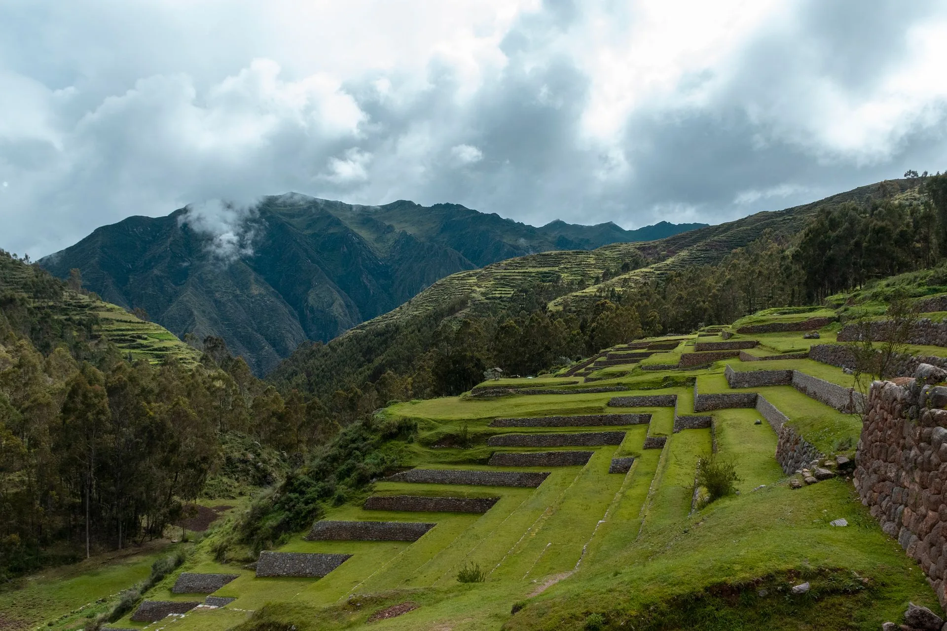 Sacred Valley landscape and Urubamba river - Day 3 of Peru Family Tour