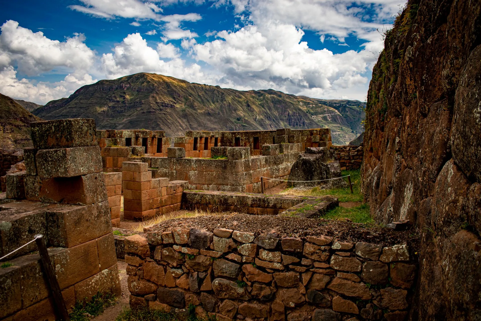 Pisac ruins and market in Sacred Valley - Day 5 of Peru Family Tour