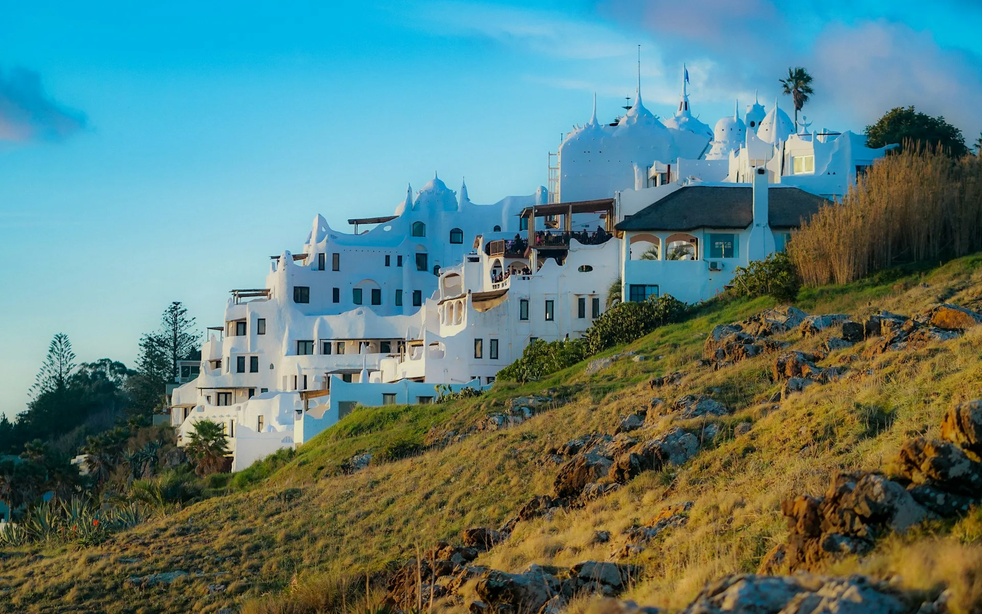 Stunning Casapueblo architecture and ocean views on the way to Punta del Este - Day 5 of Uruguay Family Tour