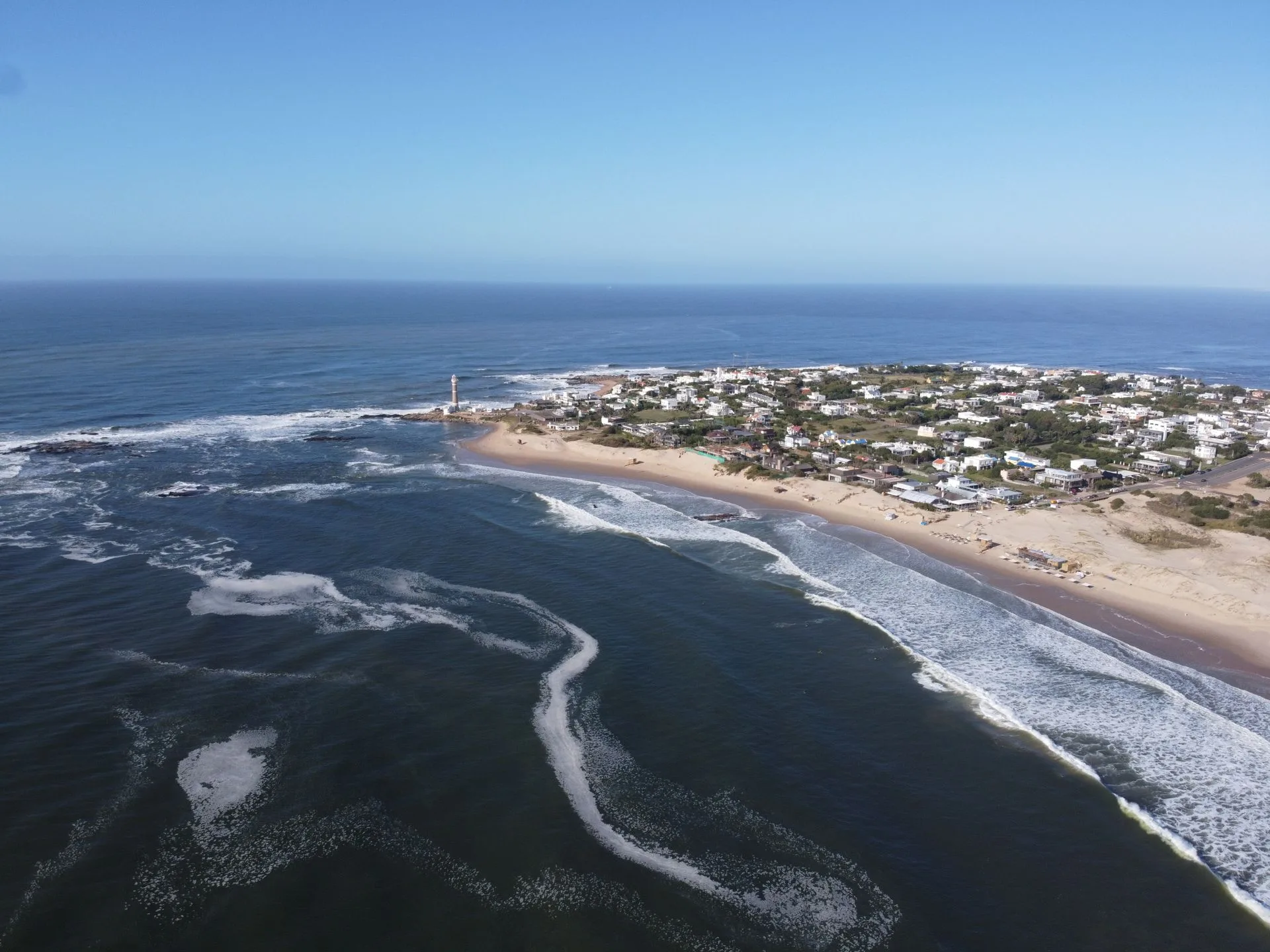 Charming coastal village of José Ignacio and circular Laguna Garzón bridge on Day 7 of Uruguay Family Tour